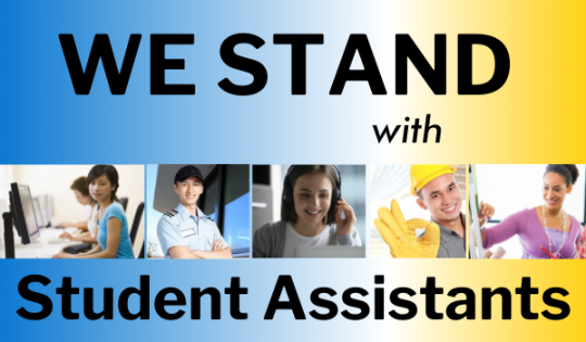 Various Student Assistants working